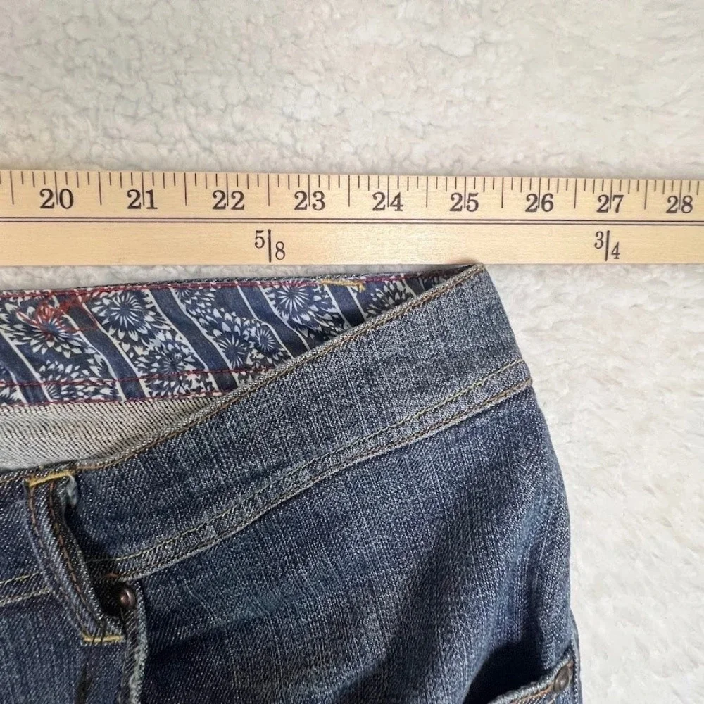 Lane Bryant Jeans 32 Bootcut Stretch Denim‎ Medium Wash Embroidered Pocket NWT